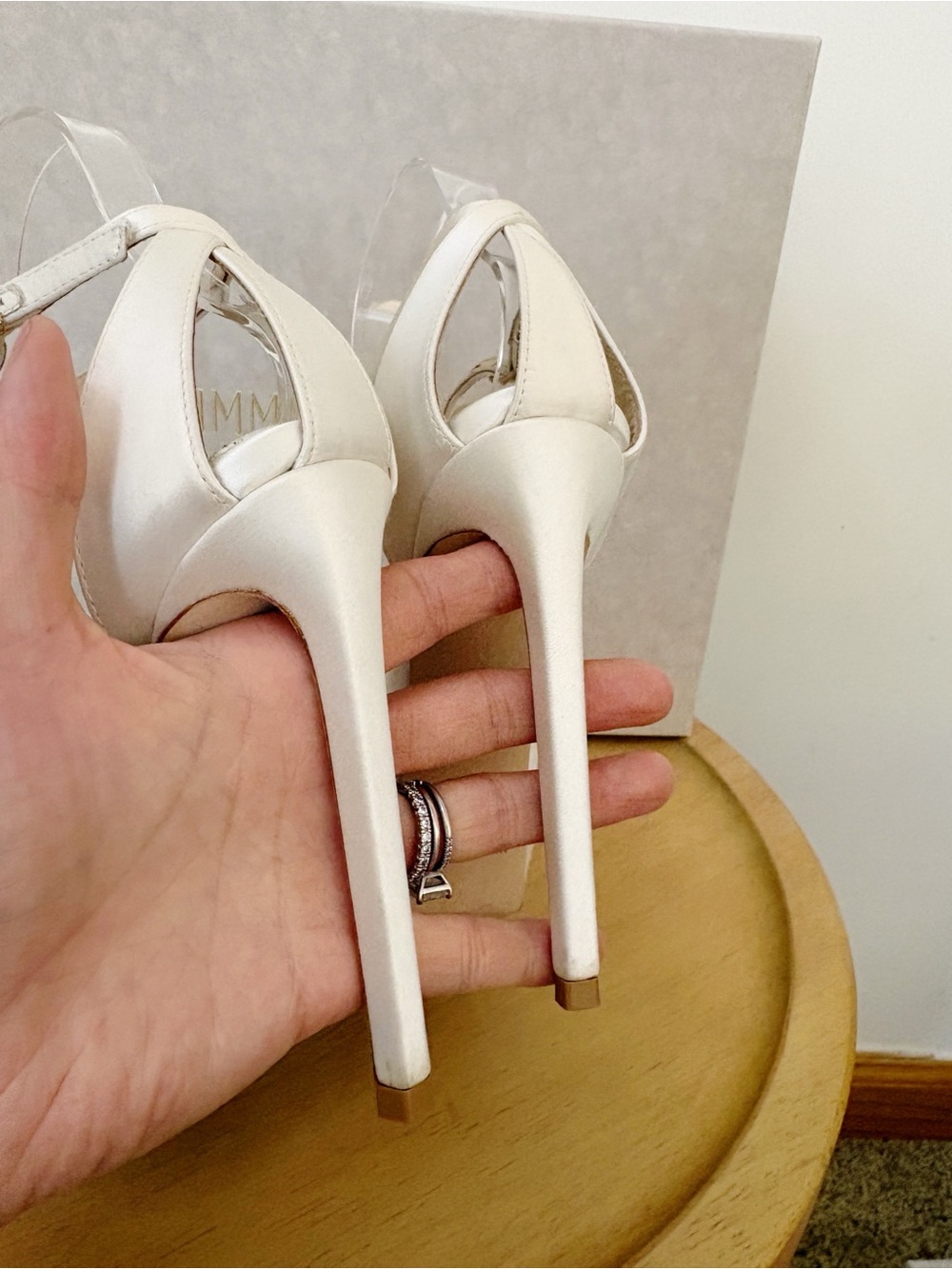 JIMMY CHOO Rosie 120 Satin Heels - Picture 10 of 11